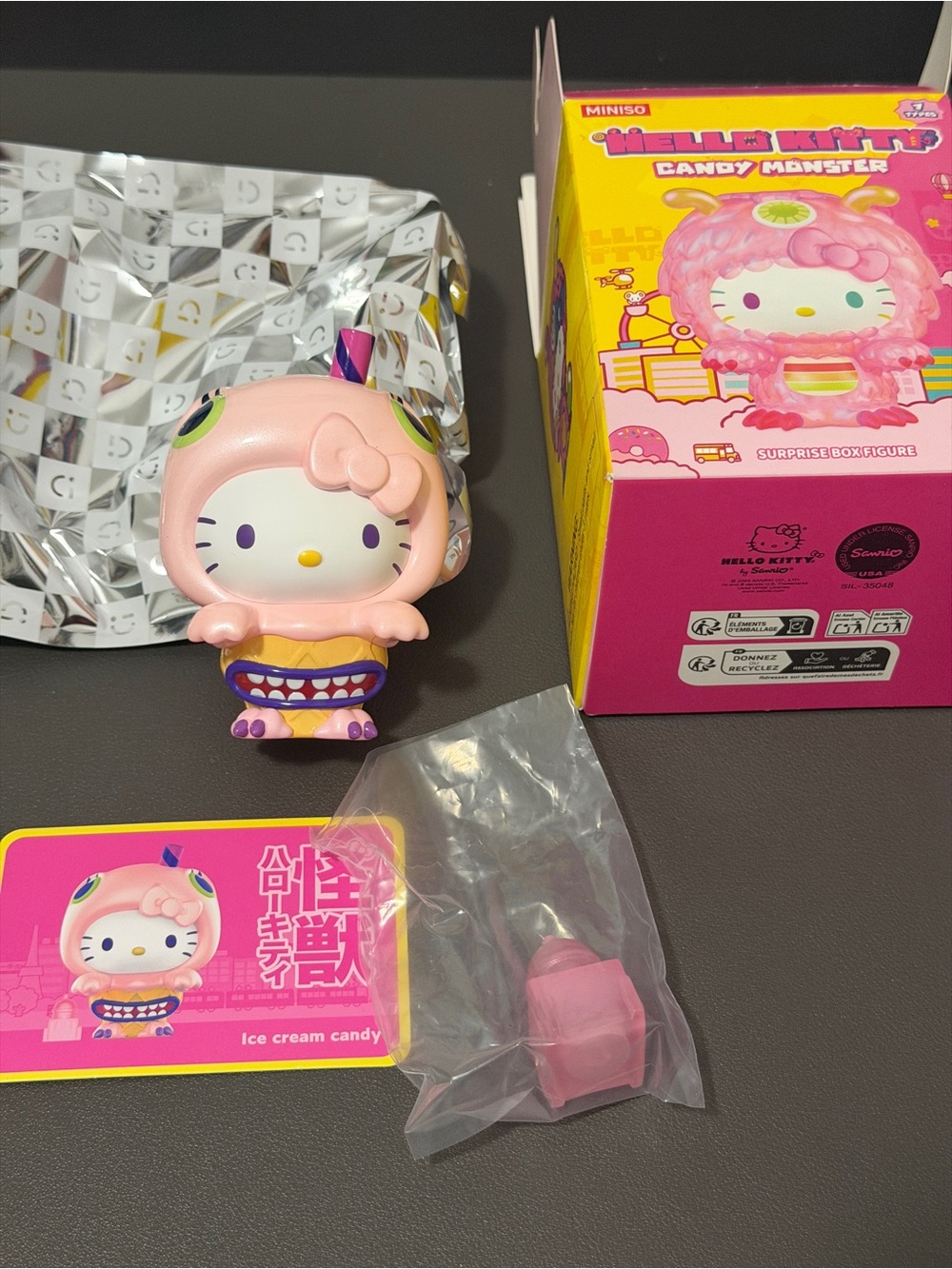 Hello Kitty Candy Monster Collectible Figure - Miniso x Hello Kitty